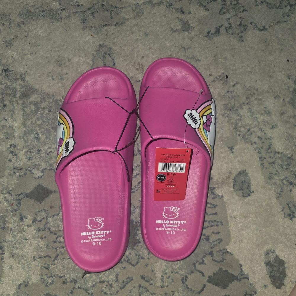 Sanrio Hello Kitty Pink Slide Sandals